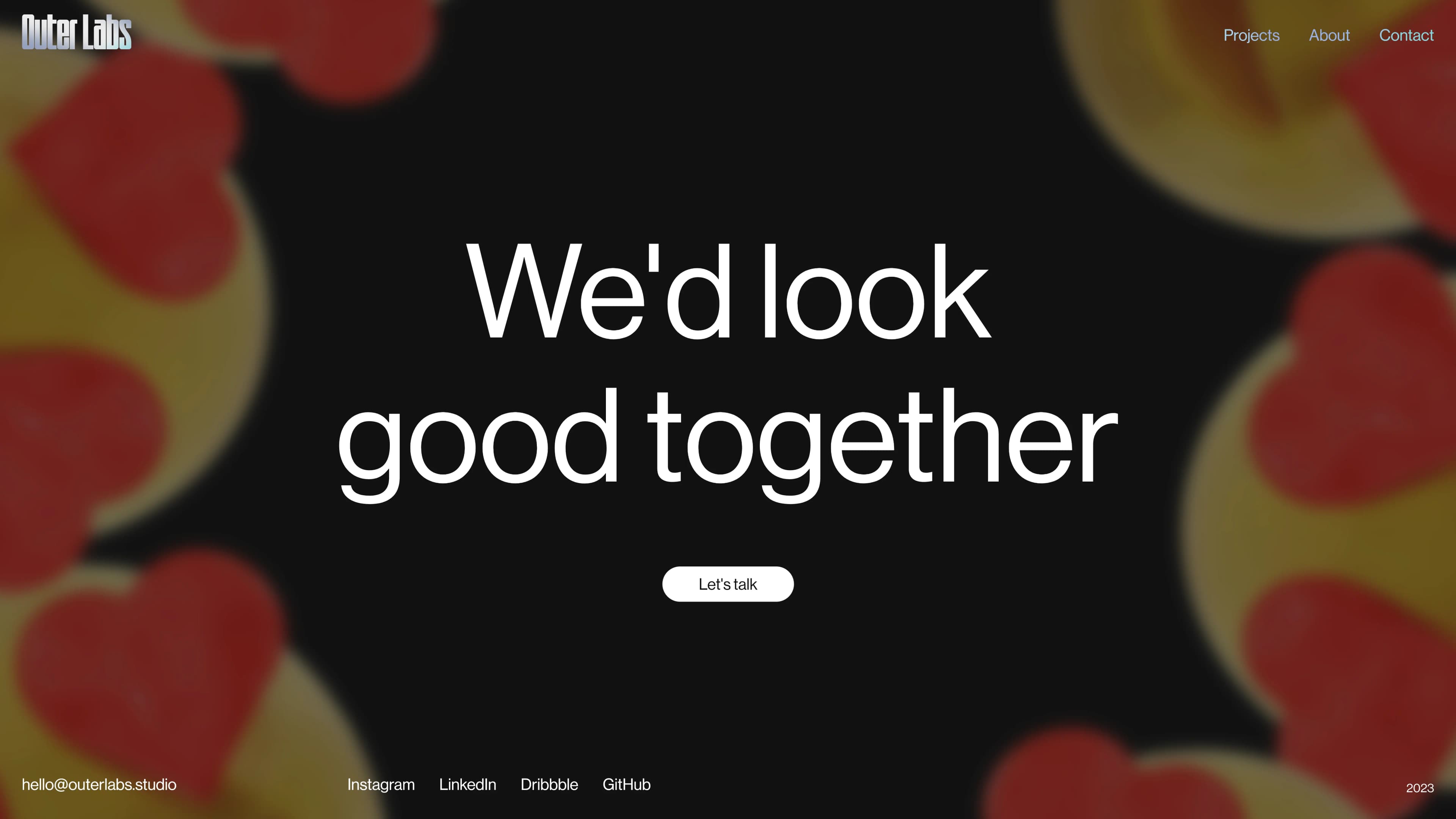 Outer Labs Studio footer section